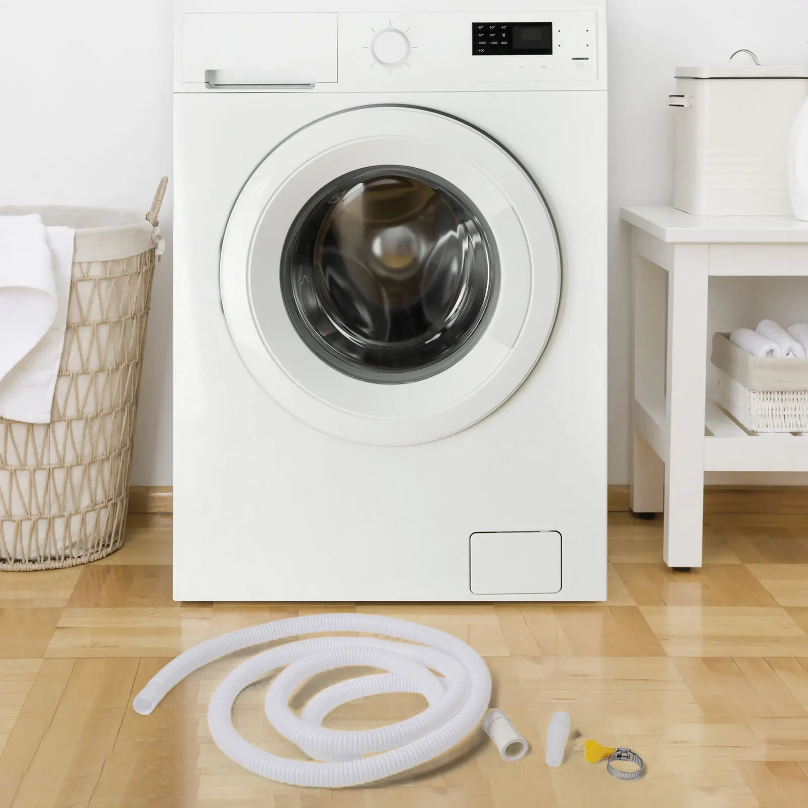 Air Conditioner Drain Hose Washing Machines Drain Pipe AC Hose Water Drain Hose Water Inlet Pipe With Clamp And Connectors