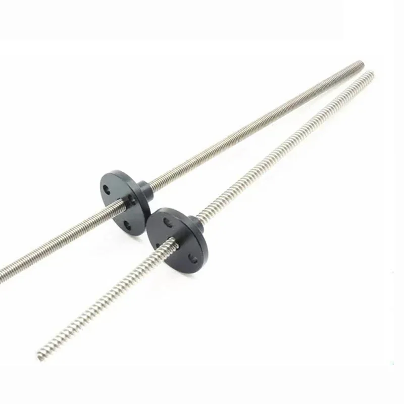 T3.5 Lead Screw 304 stainless steel with Nylon Nut CNC 3D Printer Trapezoidal Rod Lead 0.609/2.4mm Length 200mm300mm500mm550mm
