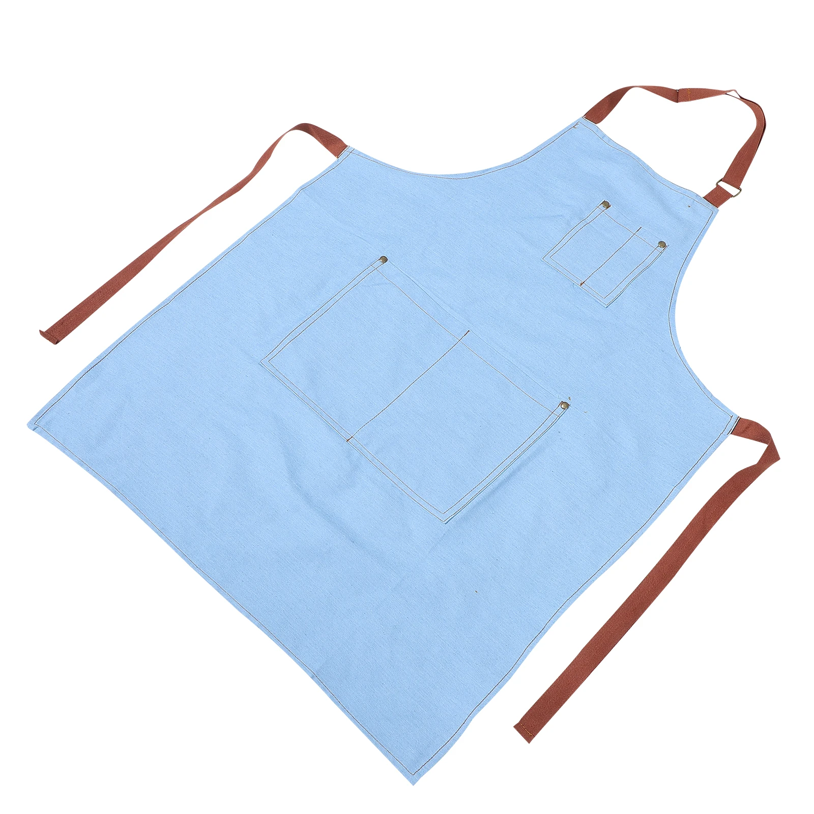 

Apron Chef Pockets Coffee Waterproof Women Cooking Professional Cowboy Cute Denim Fashionable Stylish Retro Fancy Work Laundry