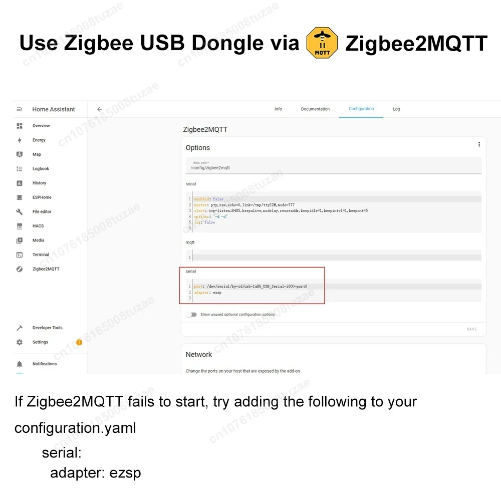 Zigbee 3.0 USB Dongle oparty na Silicon Labs EFR32MG21 Uniwersalna bramka Zigbee ZB-GW04 V1.2 Obsługa adaptera ZHA Zigbee2MQTT HAB