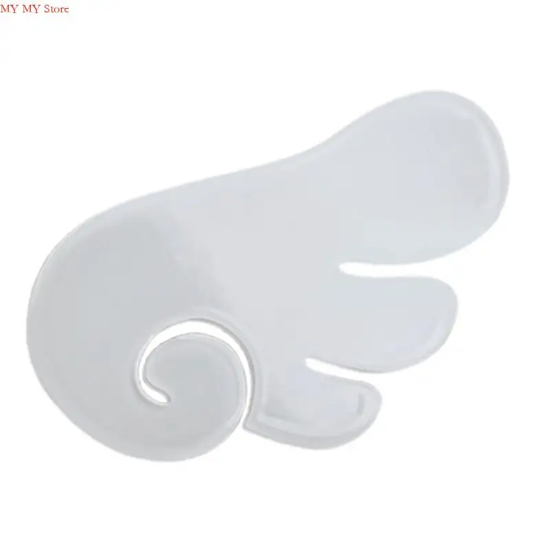 N1he Angel Wing Hair Clip Acrylic Fantasy Hairpin for Women Girls Party Wedding