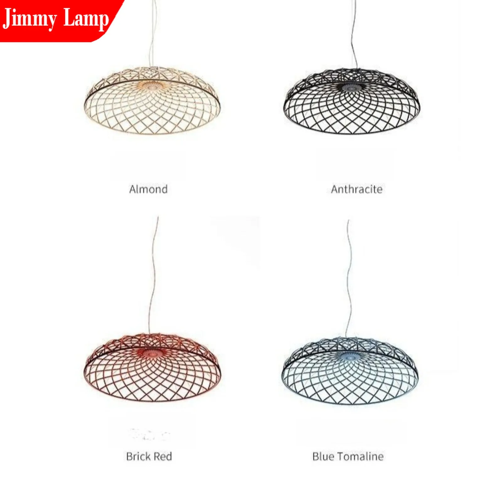 

Jimmy Modern Creativity LED SKynest Suspension Chandelier Lamps Circular Woven Rope Light Living Room Restaurant Home Decor