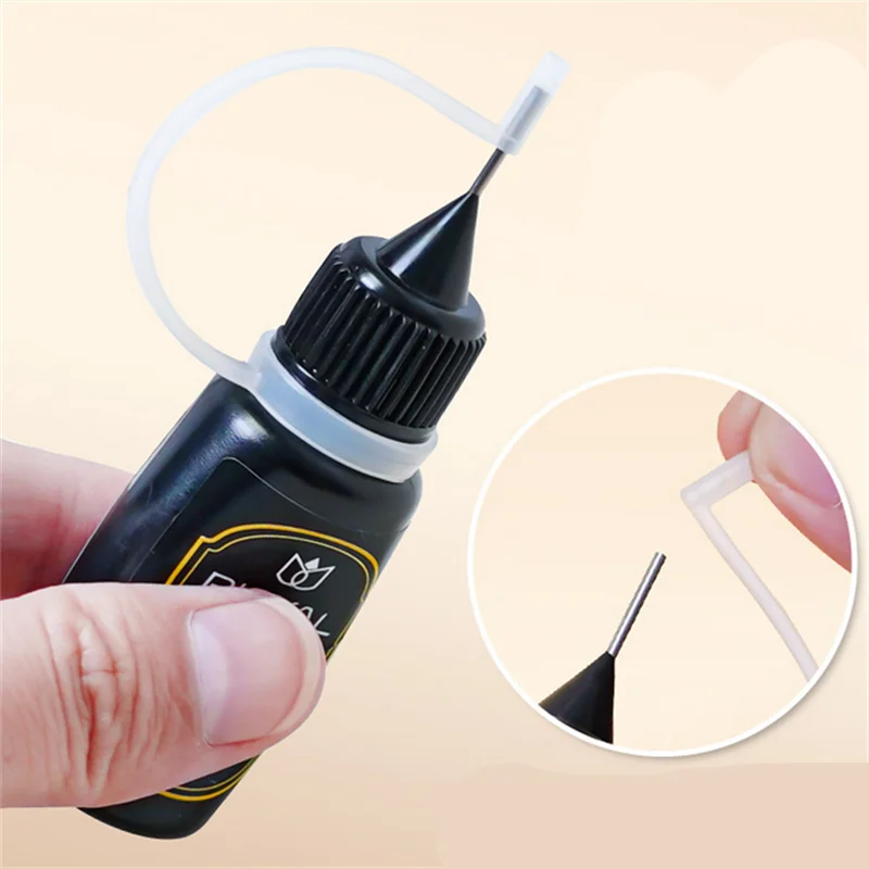 1/2pcs 10ml Nail Rhinestone Adhesive Glue For Stick 3D Decorations DIY Strong Nail Art Crystal Gems Jewelry Edge-Sealing Gel