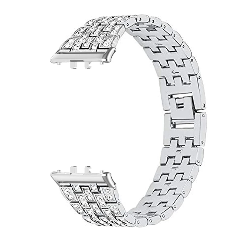 삼성 갤럭시 맞는 3 시계 밴드 Correas reloj에 대한 다이아몬드 금속 팔찌 갤럭시 Fit3 스트랩에 대한 삼성 갤럭시 맞는 3 팔찌