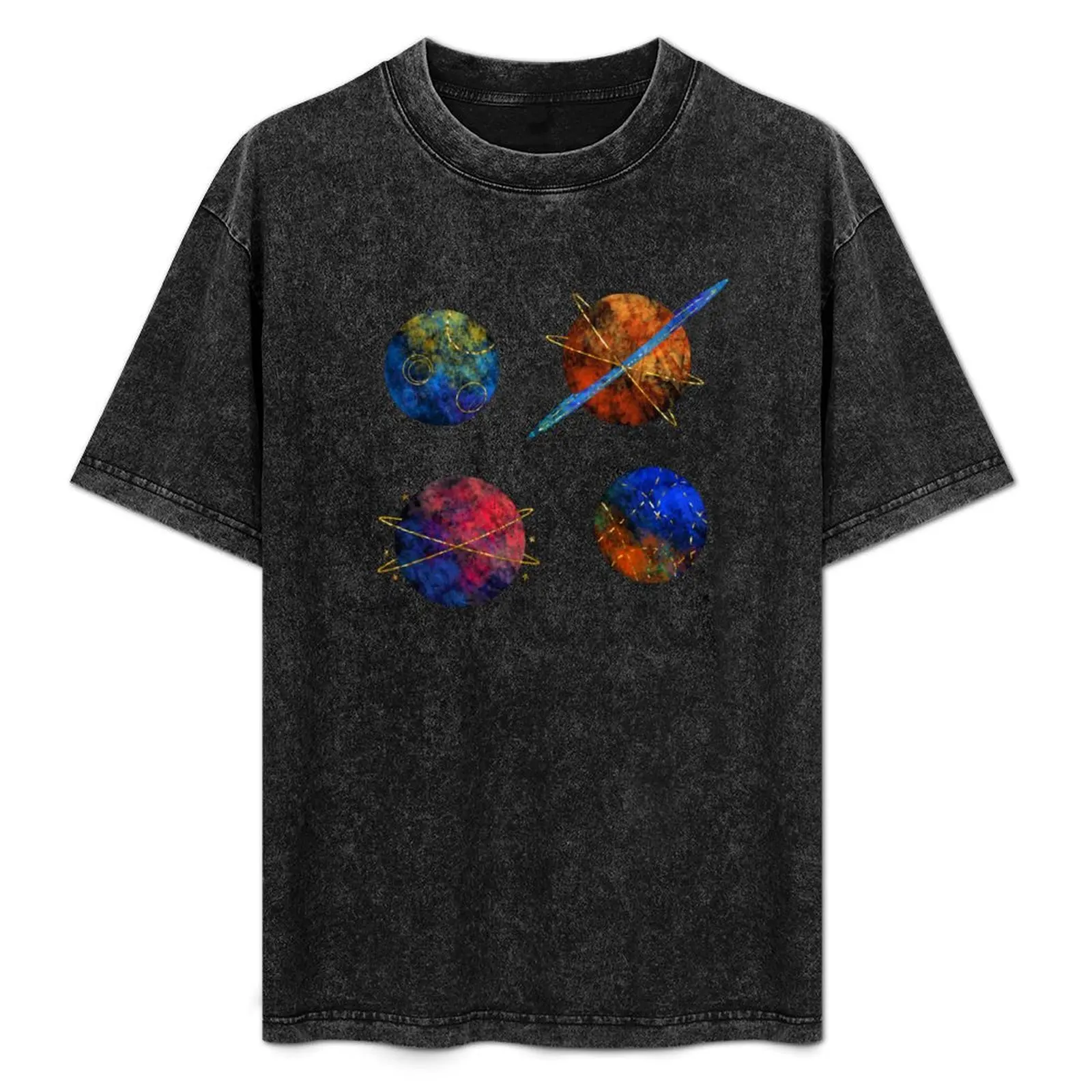 

planets T-Shirt Short sleeve tee summer clothes cute clothes compression shirt men