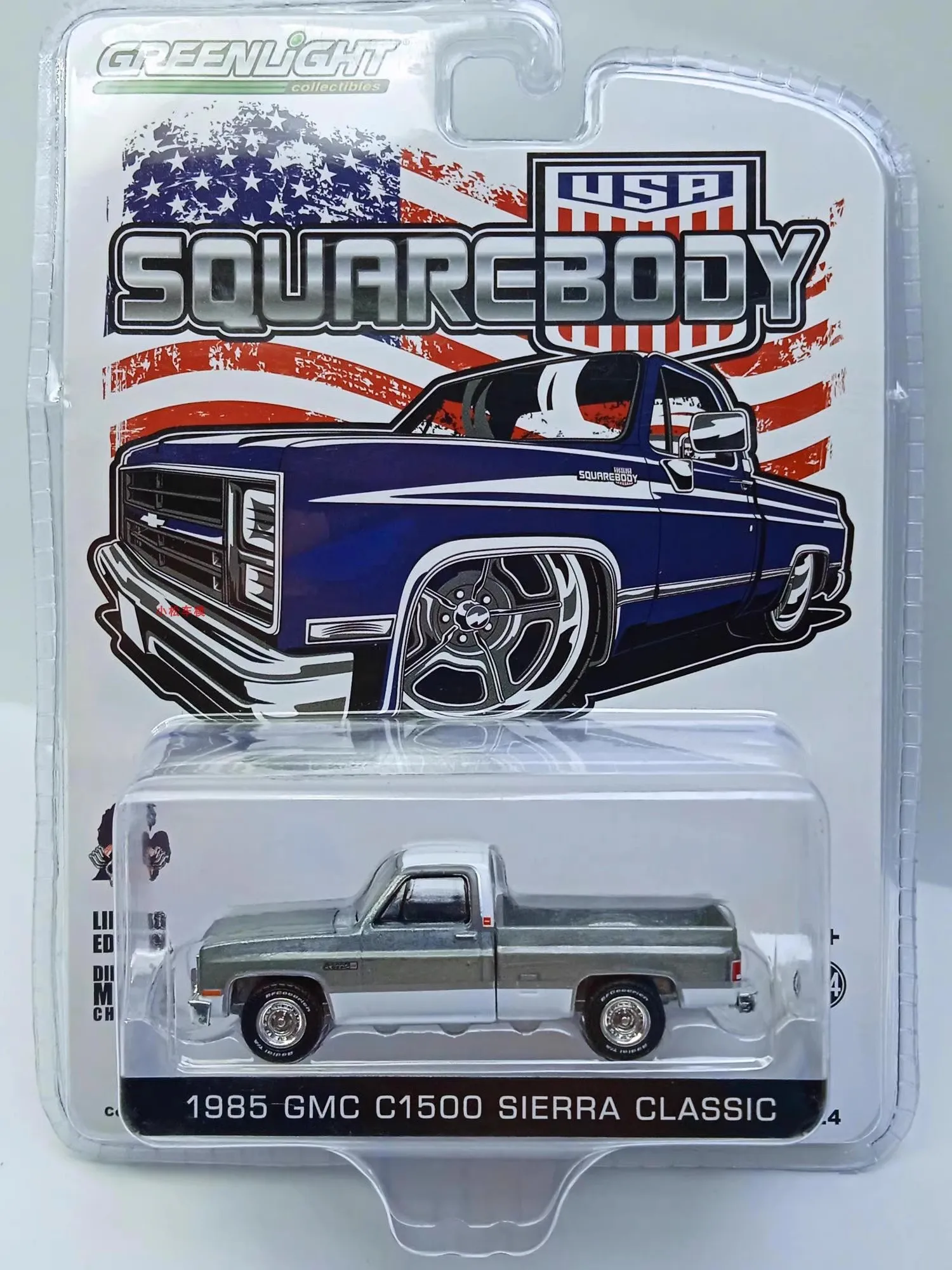 

1:64 1985 GMC C1500 SIERRA CLASSIC Diecast Metal Alloy Model Car Toys For Gift Collection