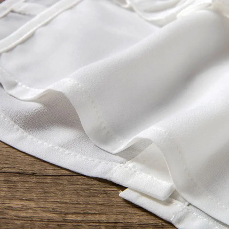 

Japanese Women Girls for Doll Detachable False Fake Collar Pleated Lapel Shawl Shoulder Wrap Sweet Decorative Half-Shirt Blouse