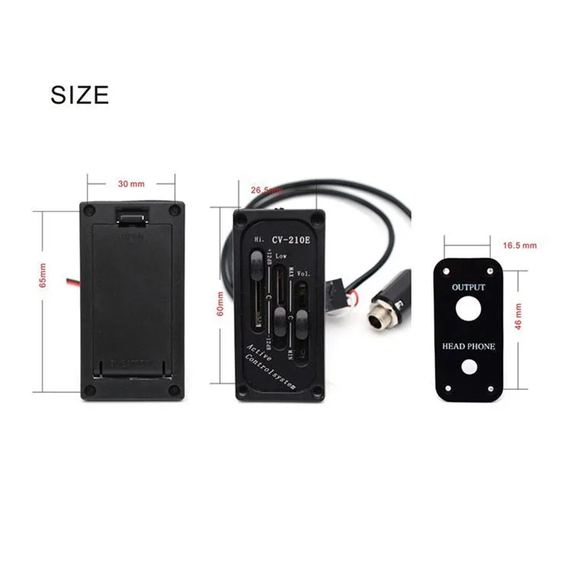 CV-210E Piezoelectric Pickup For Violin 2-Stage Signal Boost For Live Playback And Private Headphone Listening
