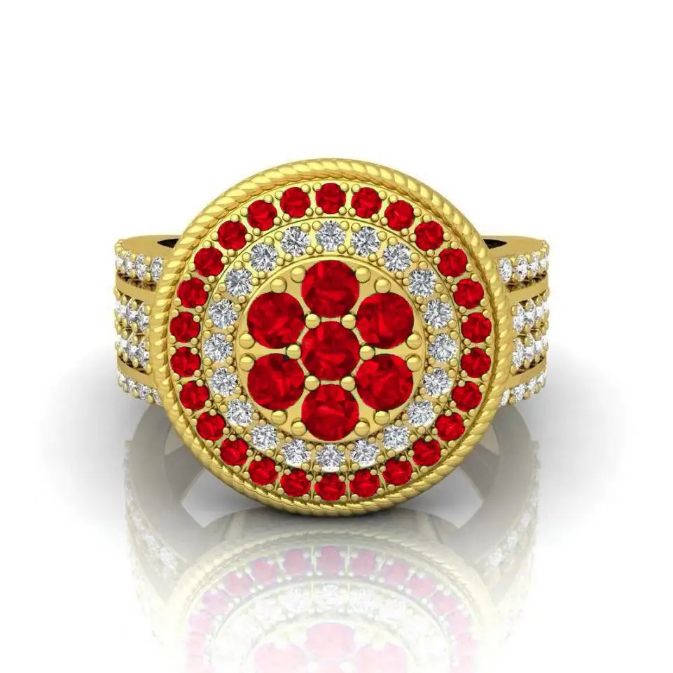 

Модные цветочные кольца для мужчин и женщин, экстравагантные трансграничные ювелирные украшения, аксессуары, декоративные кольца из сплава для дома