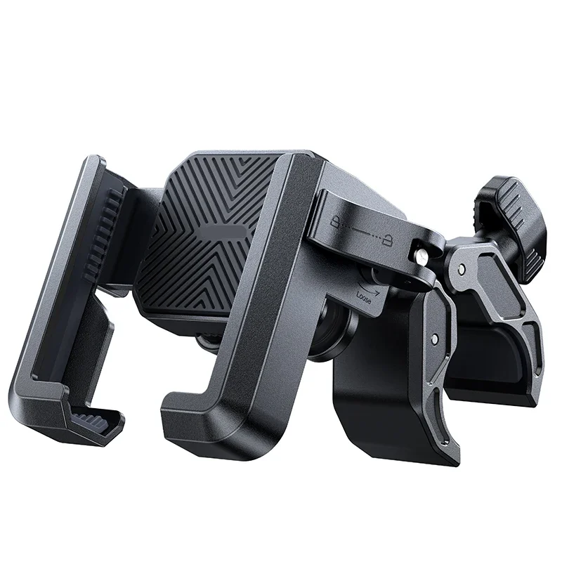 Motorfiets Telefoonhouder Dubbele Trillingsdemper Universele Fiets Telefoonhouder voor 4.7''-7'' Telefoons