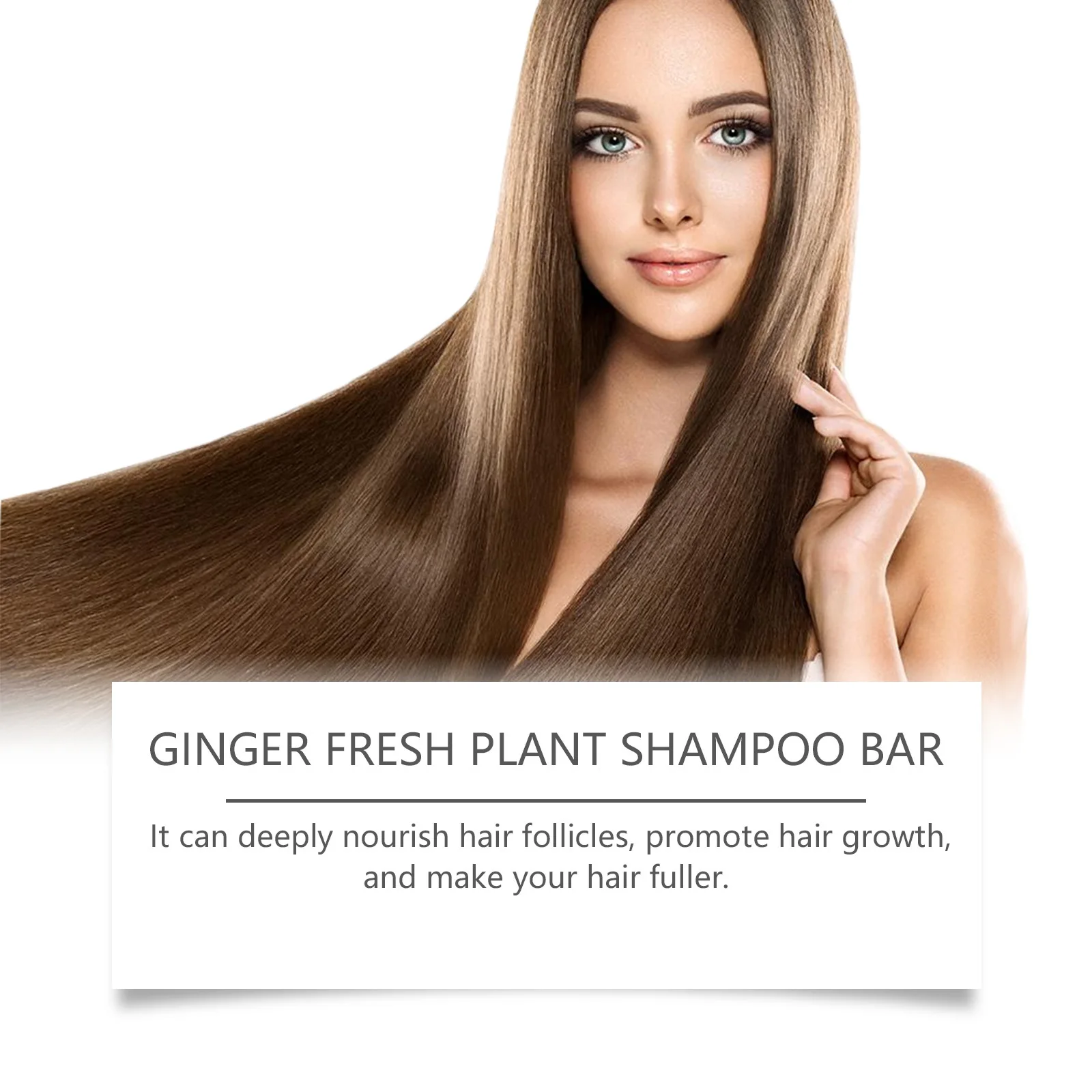 Sapone Shampoo allo Zenzero: Detergente Quotidiano per il Cuoio Capelluto per il Miglioramento dei Capelli Crespi e Nutriente Capelli Lucidi