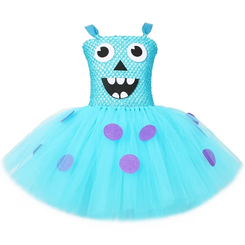 Sully Monsters Inc Costume Kids Blue Monster Sullivan Tulle Tutu Dress  Toddler Girls Halloween Carnival Party Dress Up Clothes - AliExpress 1501