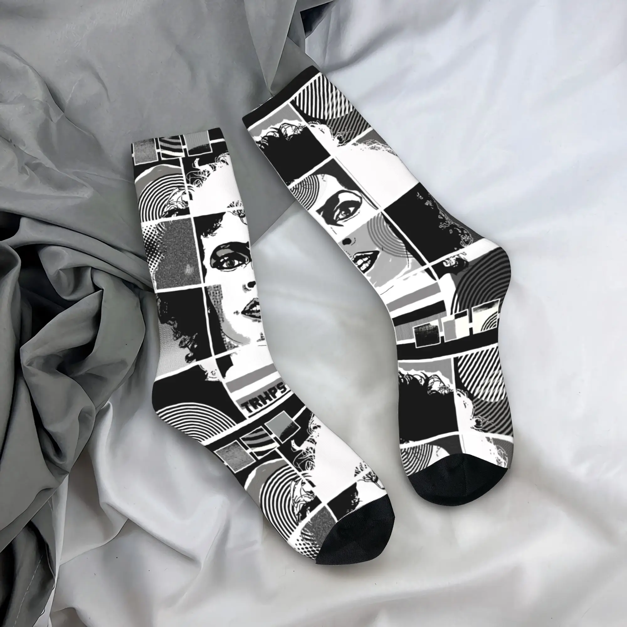 The Rockys Horror Picture Show Pop Art Socks Men's Women's Fashion  Socks Spring Summer Autumn Winter Middle Tube Socks Gift