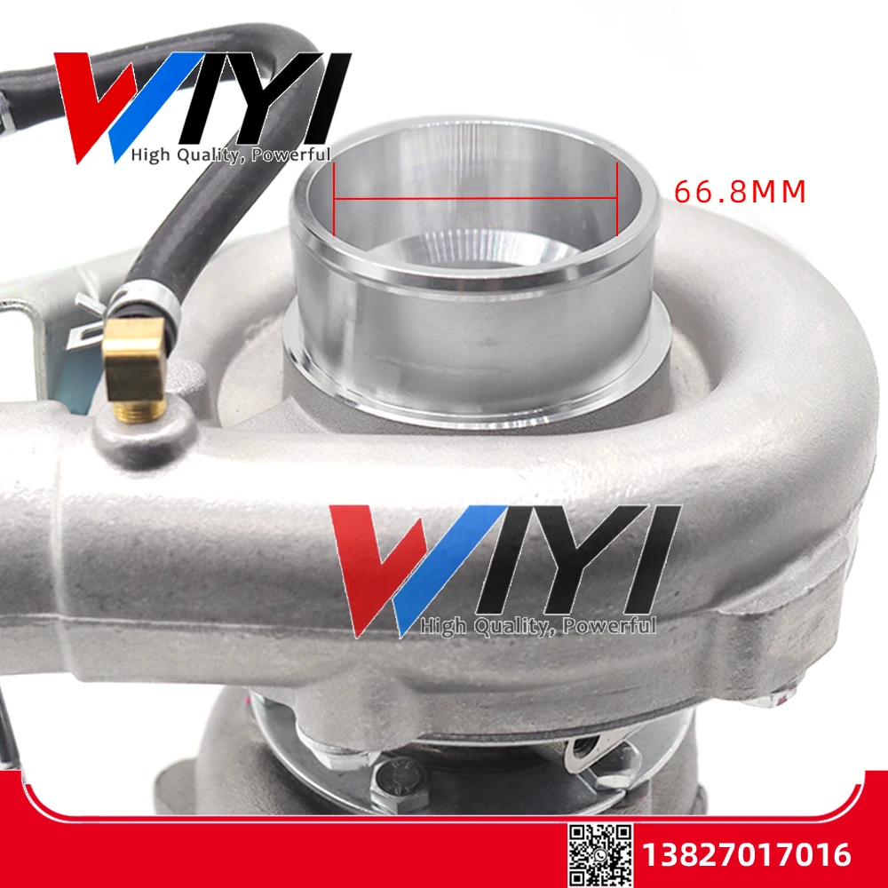 شاحن توربيني T3 T4 AR.70/63 شاحن توربيني ضاغط يحمل توربينات توربولدر لجميع أسطوانات 4/6 #2