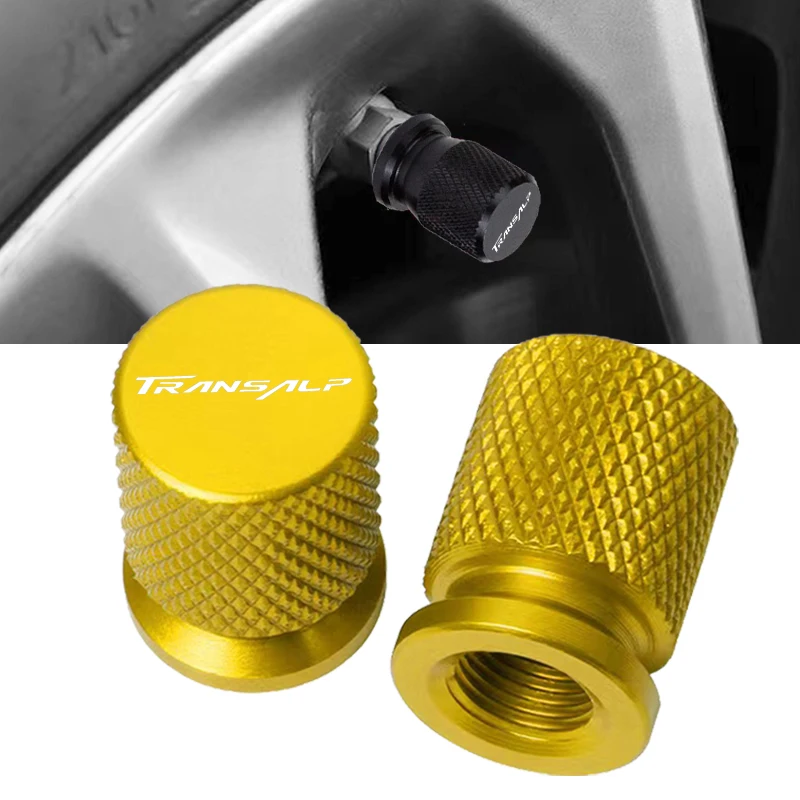 For HONDA TRANSALP 600 650 700 XLV 600 650 700 TRANSALP Motorcycle CNC Accessories Wheel Tire Valve Stem Caps Airtight Cover