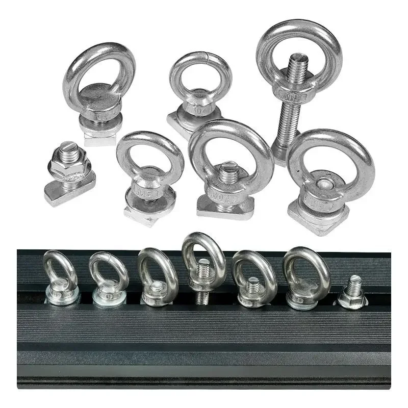 NEW Extended T-type Multifunctional Stainless Steel Pull Ring Screw for Roof Rack Crossbar Expansion Platform
