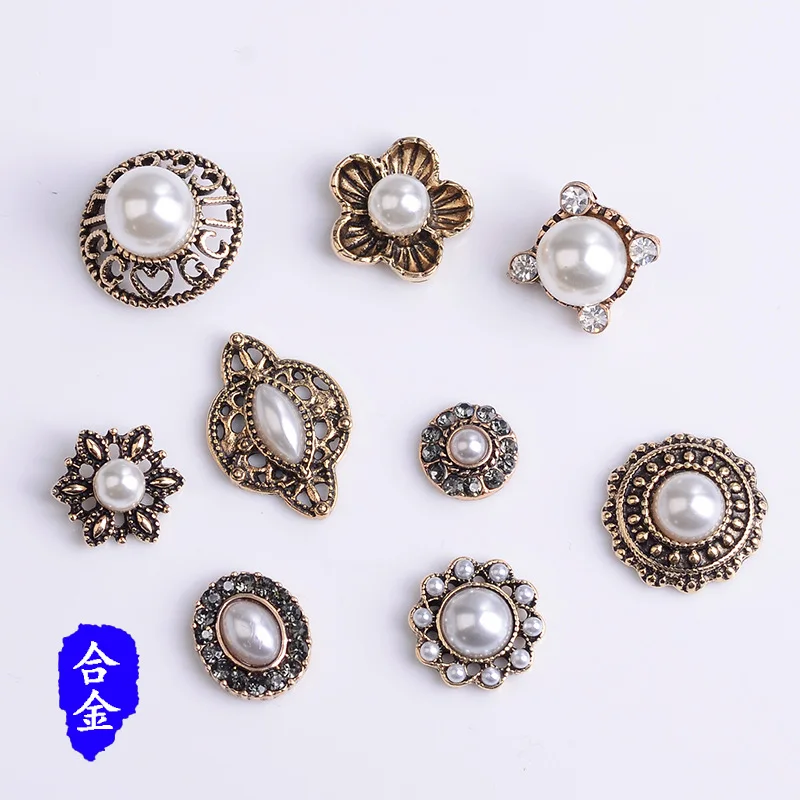 Retro brooch Xiaoxiangfeng series pearl jewelry small Japanese clothing, hair accessories