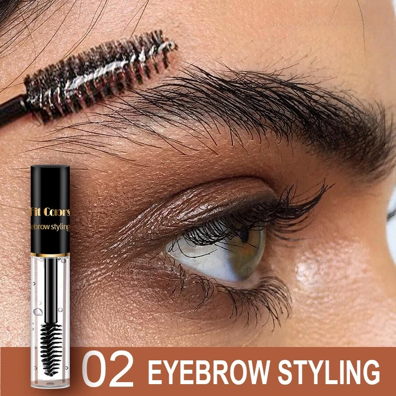 Gel para cejas resistente al agua, fórmula a prueba de sudor, sensación ligera de plumas 24H para cejas con plumas naturales y uso en gimnasio, maquillaje coreano durante todo el día