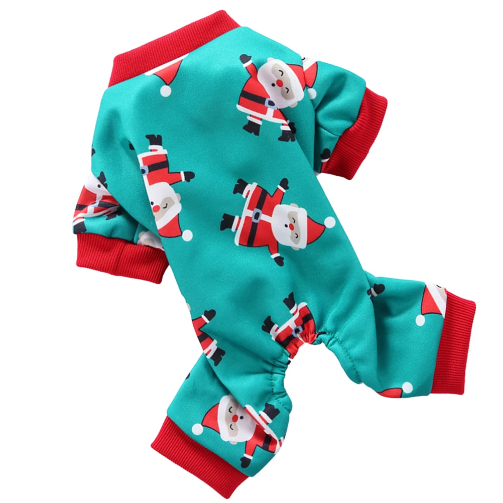 

Dog Clothes Christmas Design Comfortable Small Dog Jumpsuit Easy to Wear Perfect for Photos Outdoor Pet Party Costume