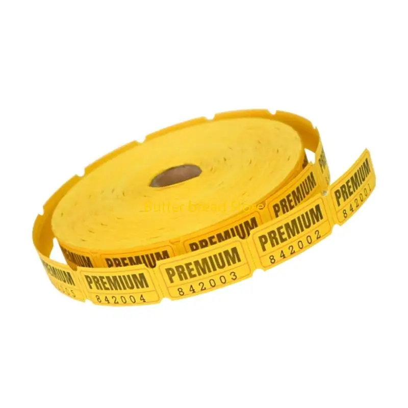 W89C Lottery Tickets Roll Tokens Rolls Double Coated Paper For Clear Graphics And Quick Distribution At Commercial Activity