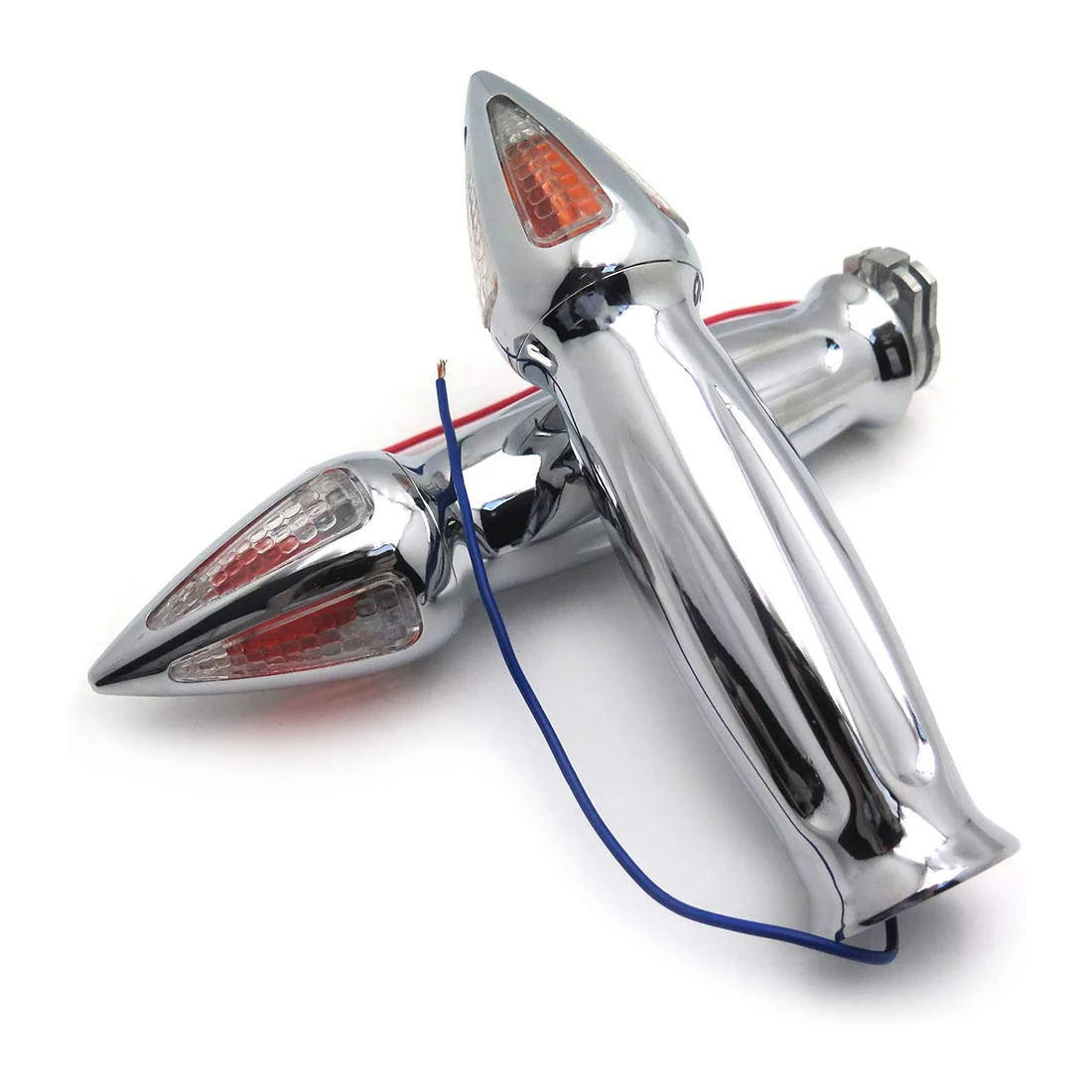 

Ручка с указателем поворота, 22 мм, конец руля мотоцикла, шип, эндуро для Yamaha FZR Suzuki GSXR Honda CBR Kawasaki Ninja...