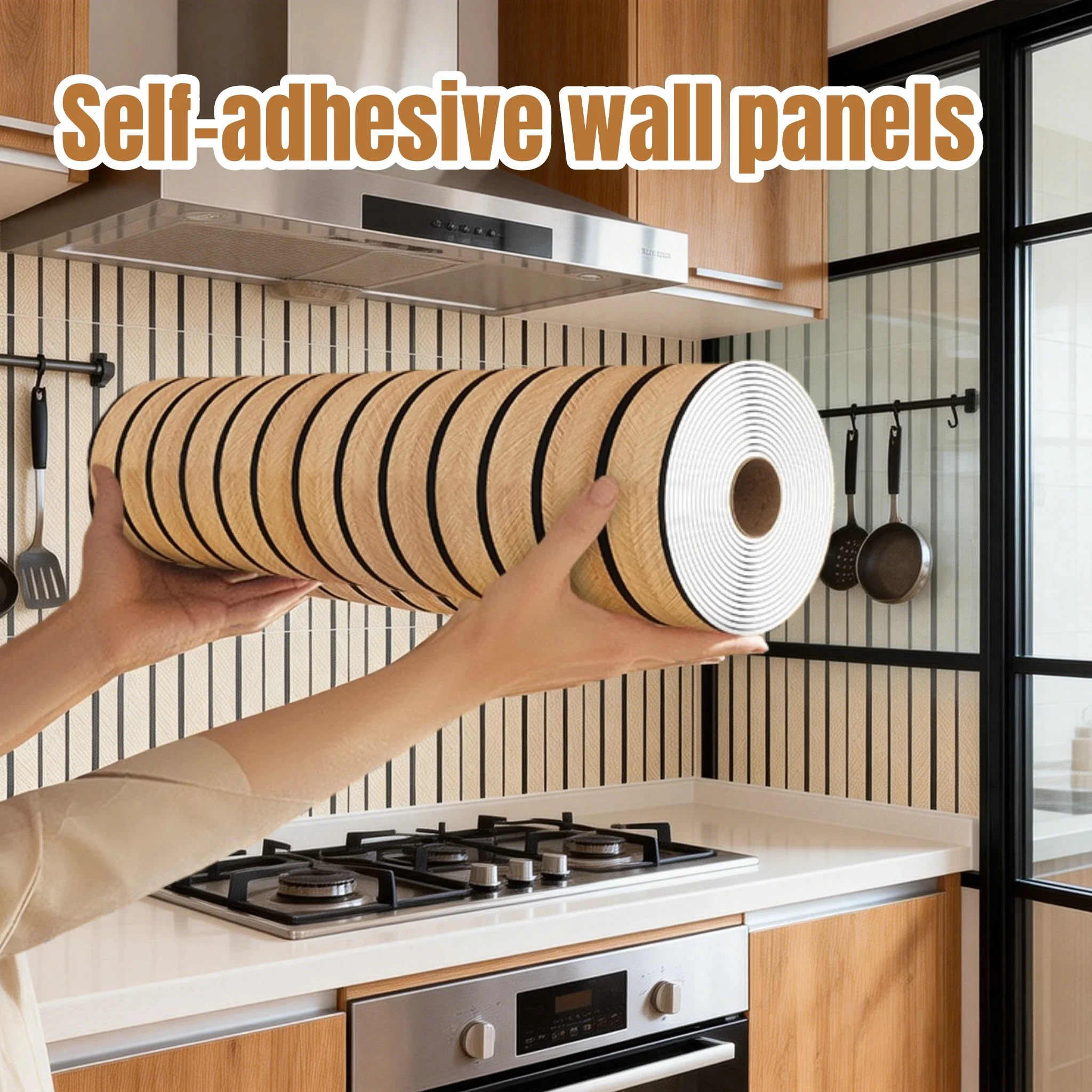 

Самоклеящиеся обои 3М/5М/10М для домашнего декора, полноразмерное настенное покрытие, отклеивающиеся и приклеивающиеся, для современного интерьера, кухни, спальни, ремонта