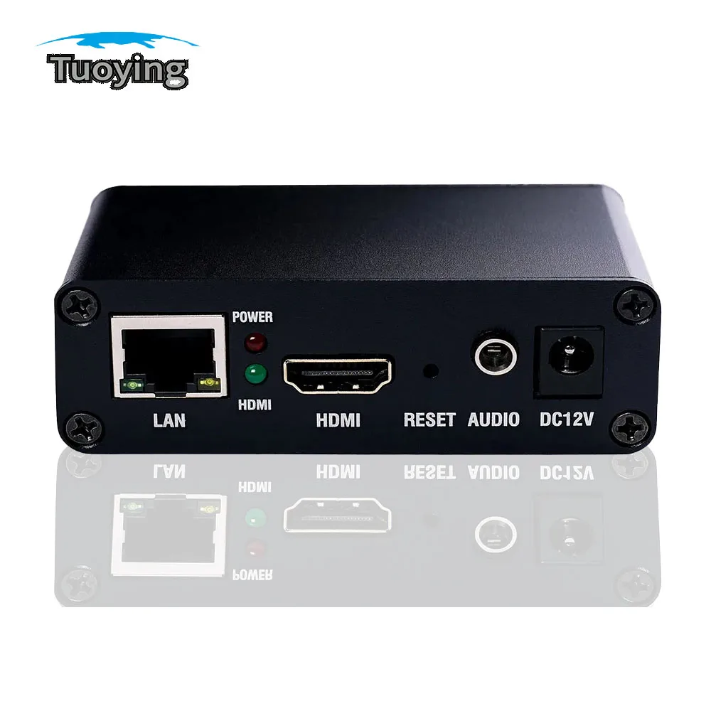 

Webcast Push Streaming Rtmp/http/rtsp Ts Flv Iptv Catv Network Encoder Hdmi to Ip H265 H264 Video HD Encoder