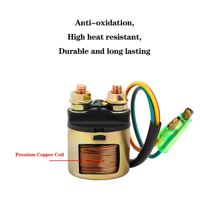 Starter Relay Solenoid For KAWASAKI KLT200 KLT250 KZ1000 CSR LTD KZ200 KZ250 CSR LTD KZ440 KZ550 KZ650 KZ700 KZ750 KZ750A KZ750B