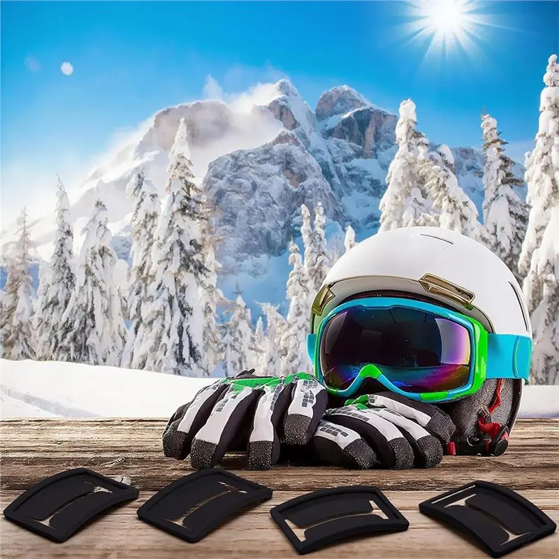 ABHQ-Ski Goggles Holder & Pass Card Organizer для быстого доступа, набор из 4 предметов, идеально подходит для любителей зимних видов спорта