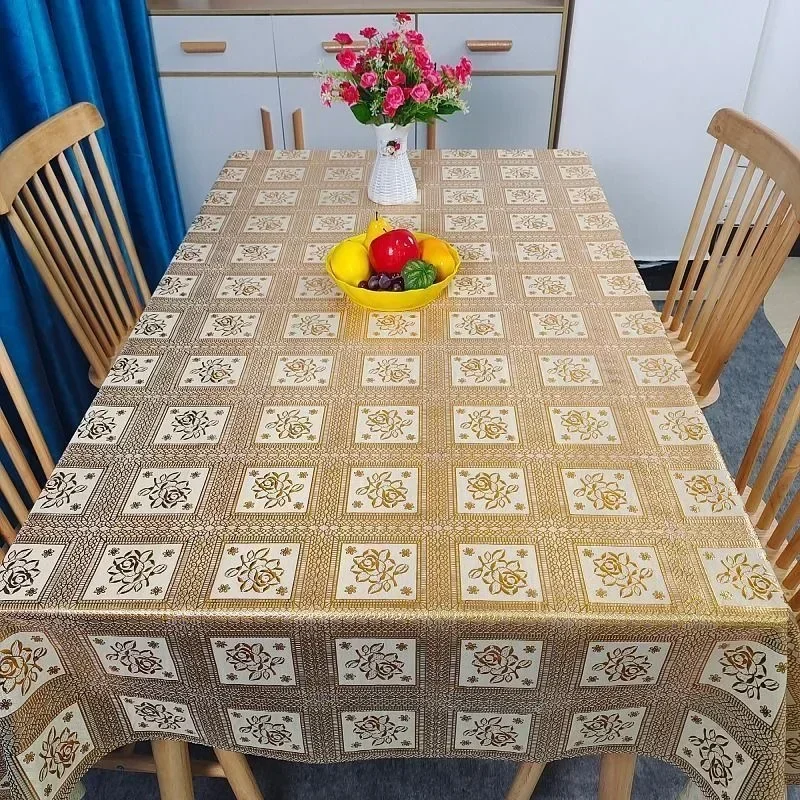 

Waterproof, oil-proof, anti-scalding, no-wash table mat, rectangular tablecloth J154