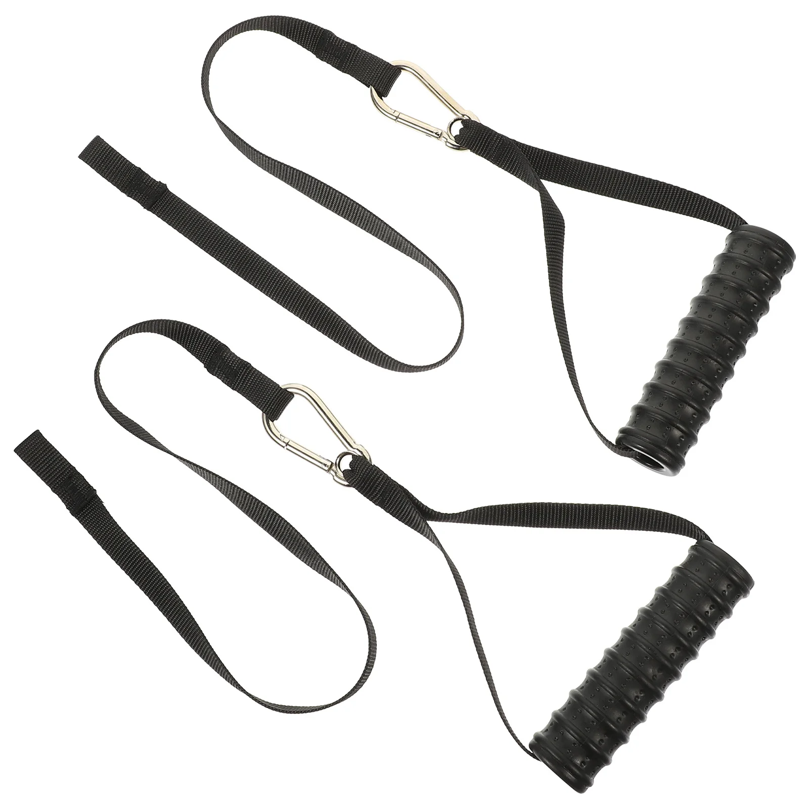 

1Pair Fitness Strap Handle Nylon Muscle Training Pulling Down Exercise Band Handle Gym Resistance Workout Grip