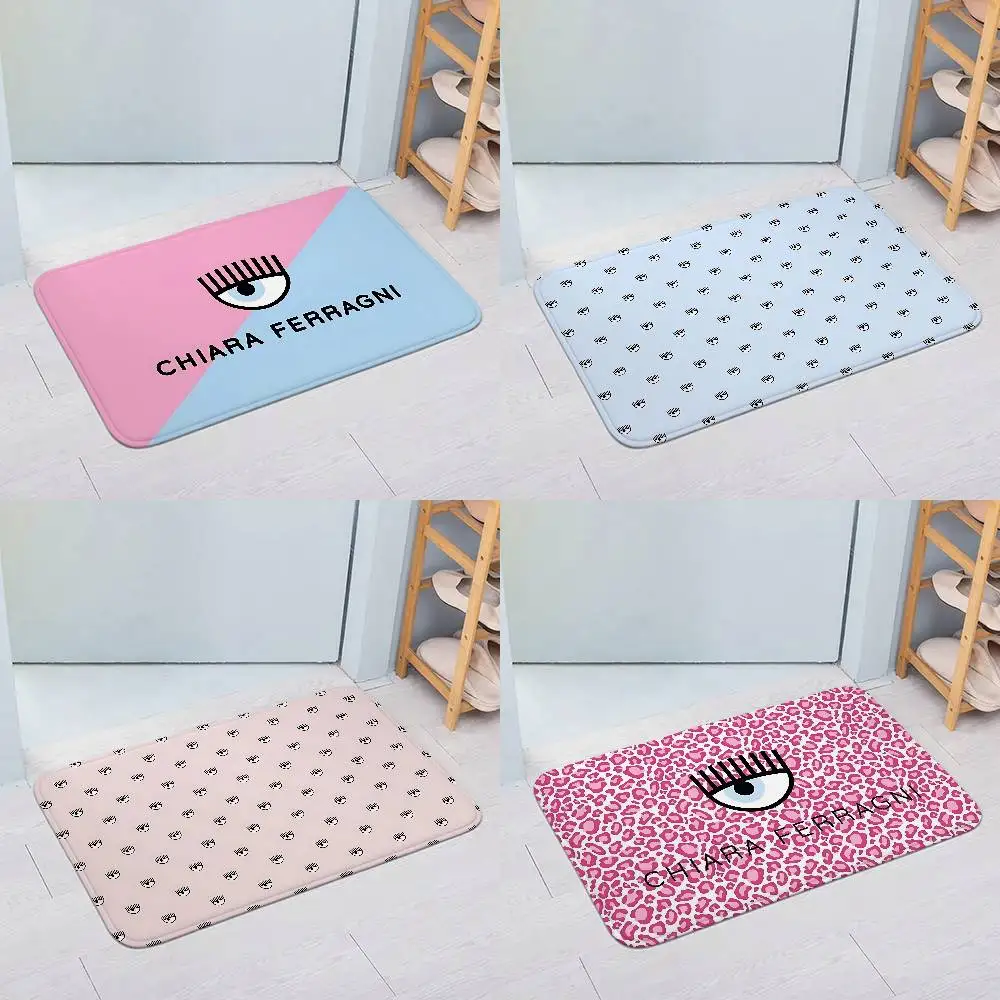 C-Chiara Ferragni Floor Mats Home Laundry Rug Carpet For Living Room Decor Lounge Area Anti-slip Foot Mat Entrance Doormat