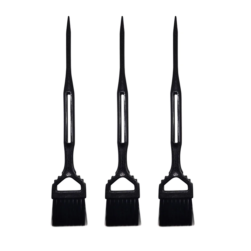 

3pcs Brushes Salon Brush Dye Applicator Soft Hair Salon Home Use Hair Tint Brush Coloring Treatment Application Tools