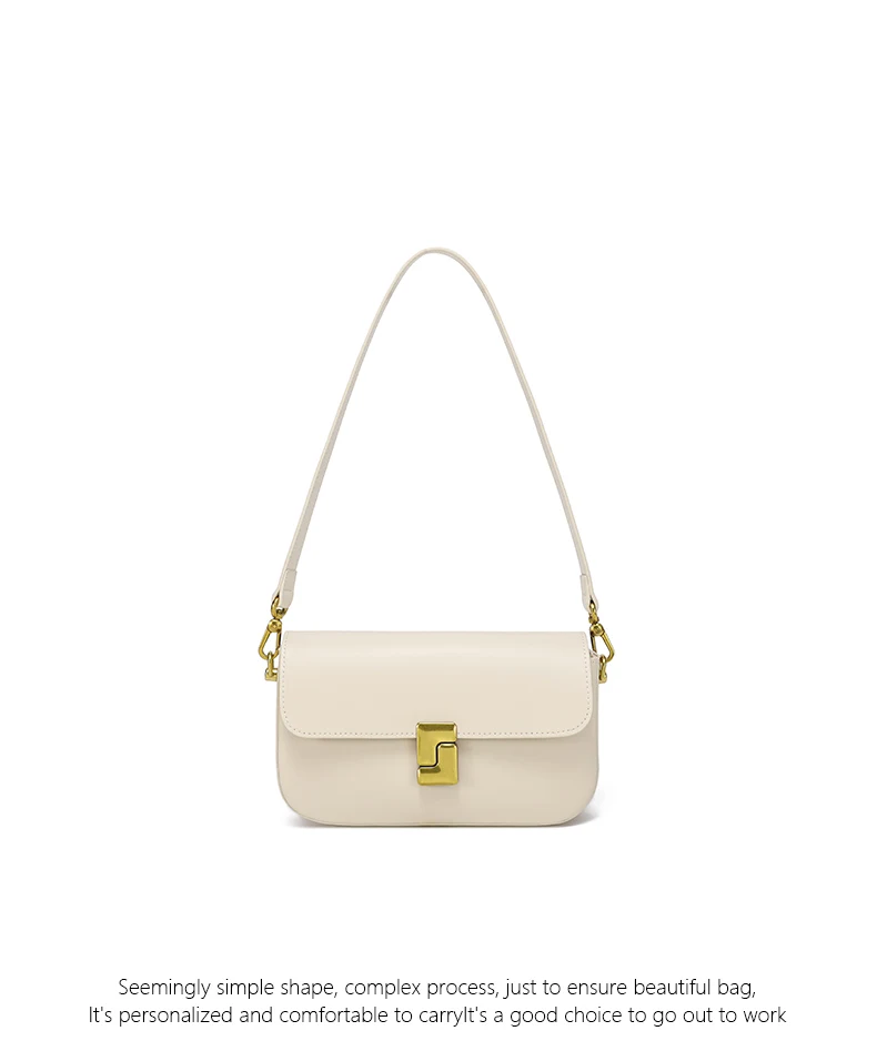 Women’s Split Leather Shoulder Bag Trend Brand Small Square Bags Luxury Designer Handbag Messenger Bag for Female