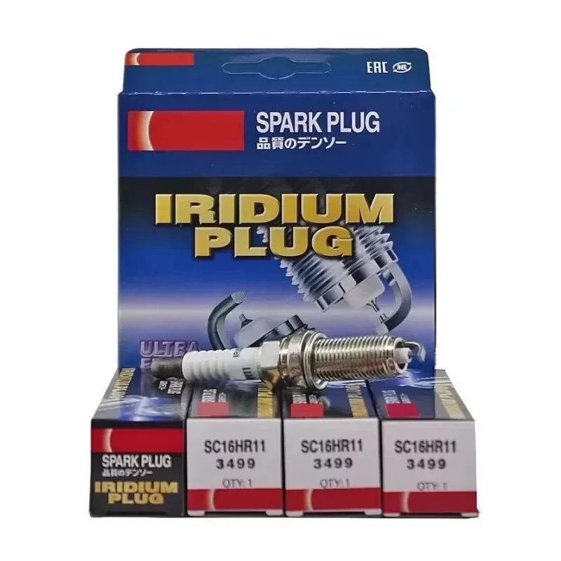 4pcs 3499 SC16HR11 Iridium Spark Plug for TOYOTA COROLLA MATRIX PRIUS C-HR CHR SCION IQ IM XD LEXUS CT200H 1.8 1.8L 2.0L view 4