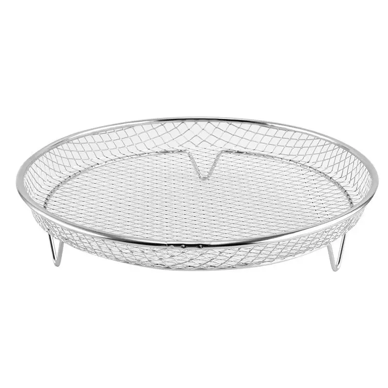 1 rejilla para freidora de aire, adecuada para freidoras de aire, rejilla de horno de acero inoxidable, rejilla apilable