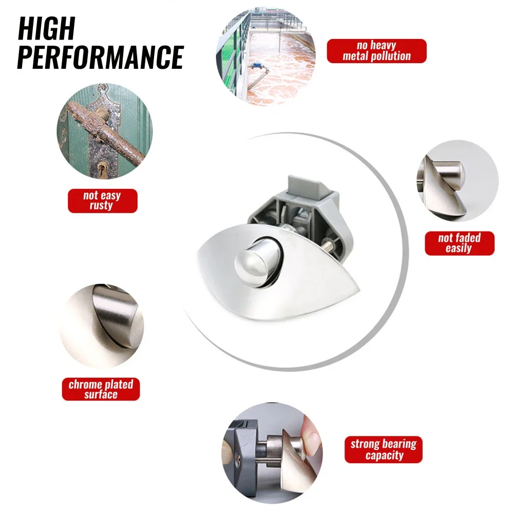 

1Pc 22mm Camper Car Half-moon Push Lock RV Caravan Boat Motor Home Cabinet Drawer Latch Button Lock Furniture Door Lock Hardware