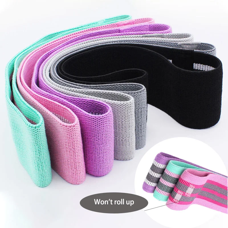 Rubber Band For Fitness Yoga Hip Circle Fitness Booty Bands Expander Elastic Training Tension Band Home Gym Resistance Leagues