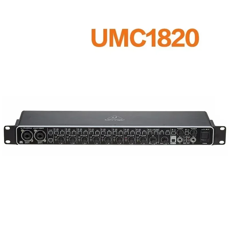 Аудиофильская звуковая карта US.EU UMC1820 18x20 USB-аудио/MIDI-интерфейса с микрофонным предусилителем, для записи микрофона и инструмента