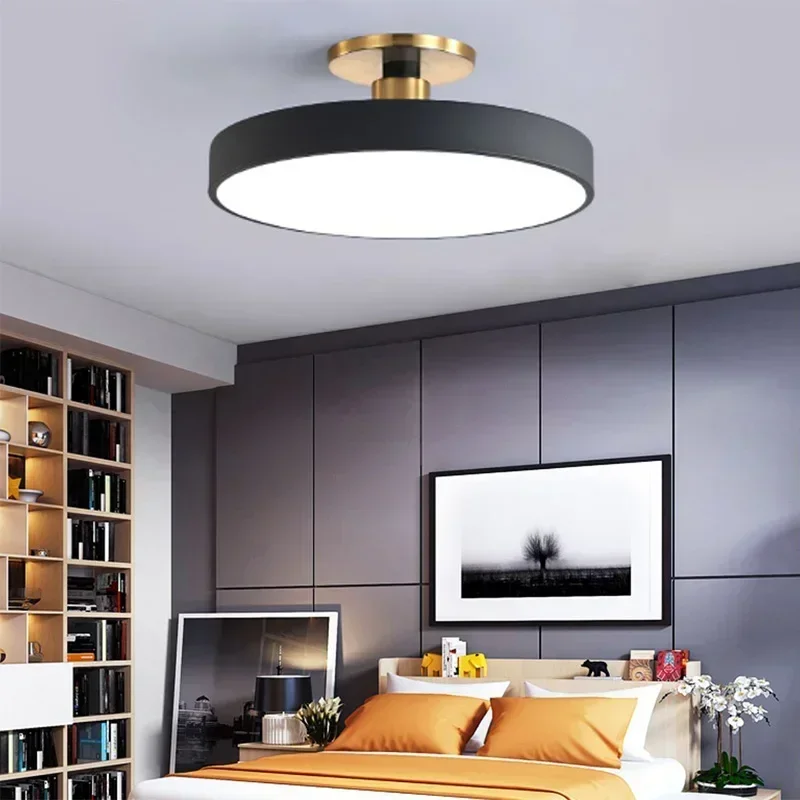 Imagem -03 - Moderno Makaron Lustre de Teto Led Luzes Teto Sala Estar Estudo Criança Corredor Casa Interior Nordic Lâmpadas Iluminação