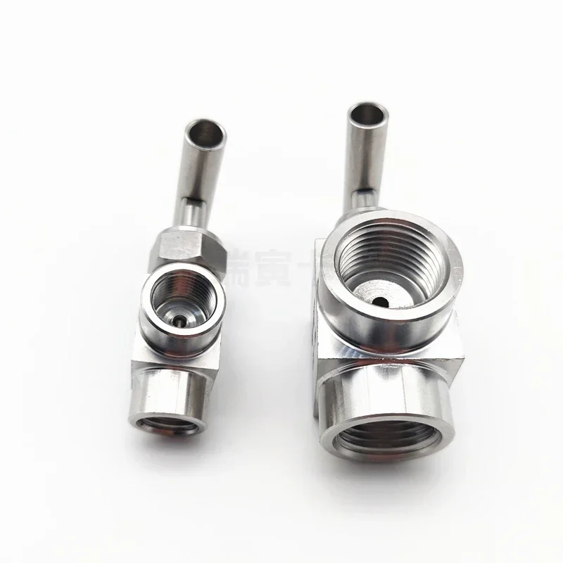 Customized 304 stainless steel needle valve G1/4 1/2 inner thread right angle stop valve 2/4 inch slotted handle needle valve