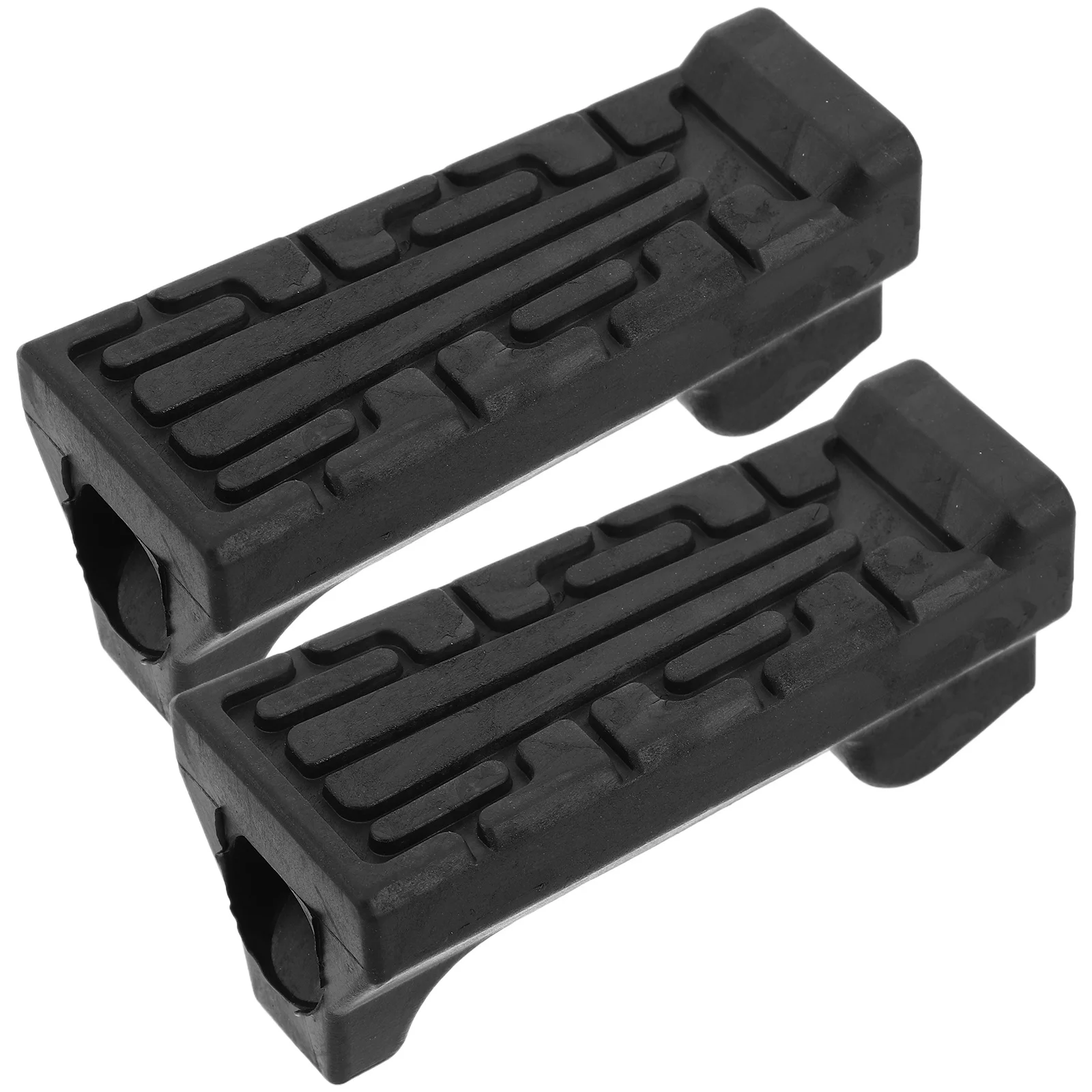 

1Pair Rubber Front Foot Pegs Motorcycle Anti-Slip Footrest Heavy Duty Front Footrest Pedal Replacement Motorcycle Parts