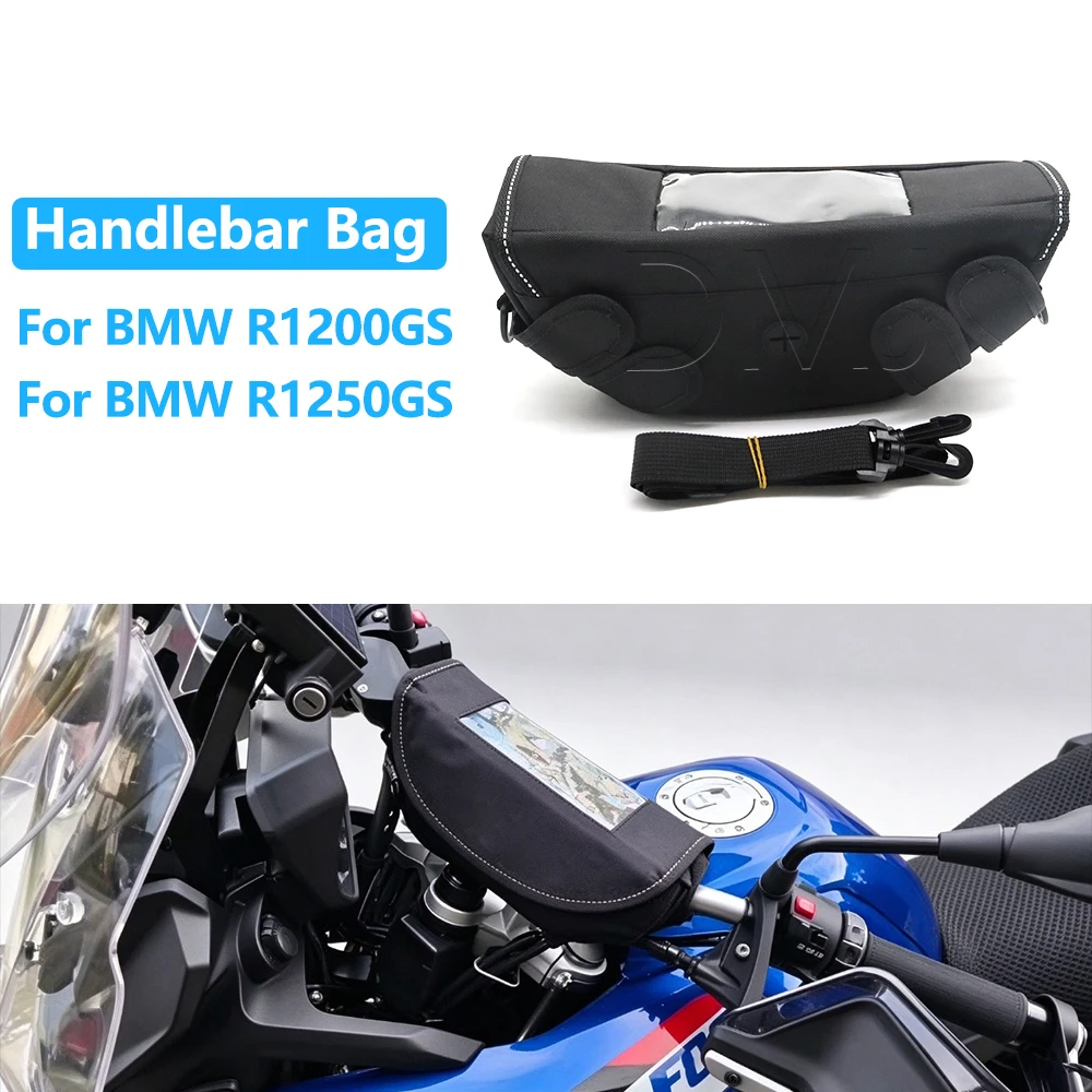 For BMW R1200GS R1250GS ADV LC R1100 R1150 R1200 R1250 GS/R/RS Motorcycle Waterproof Bag Storage Travel Handlebar Bag Tool Bag
