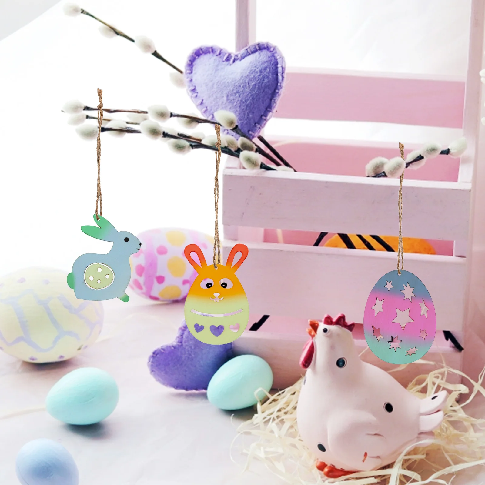 

80 Pcs Slice Butterfly Graffiti Wooden Butterfly Slices Thing DIY Wooden Wood Kid Projects Layer Hollow Cutouts