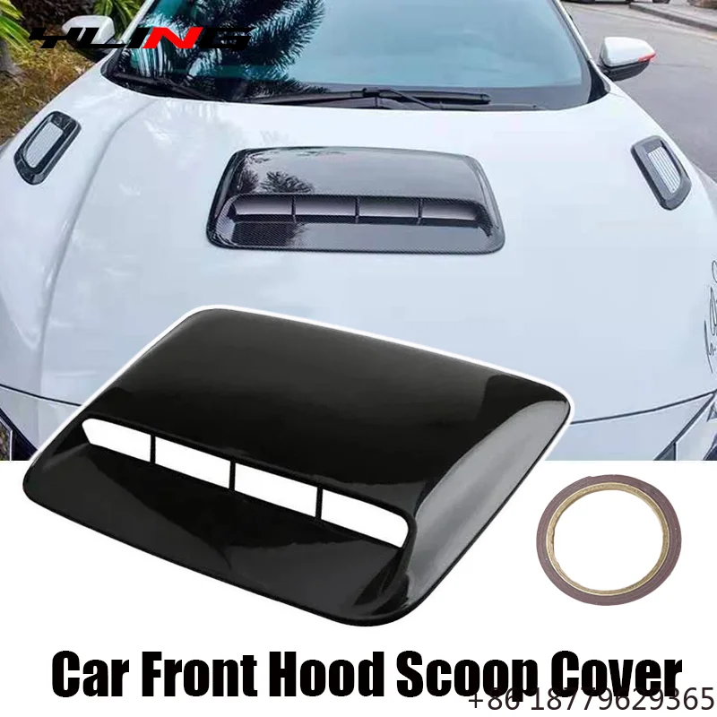 Air Flow Intake Hood Scoop Vent Bonnet Decorative Cover Universal Fitment Car Accessories