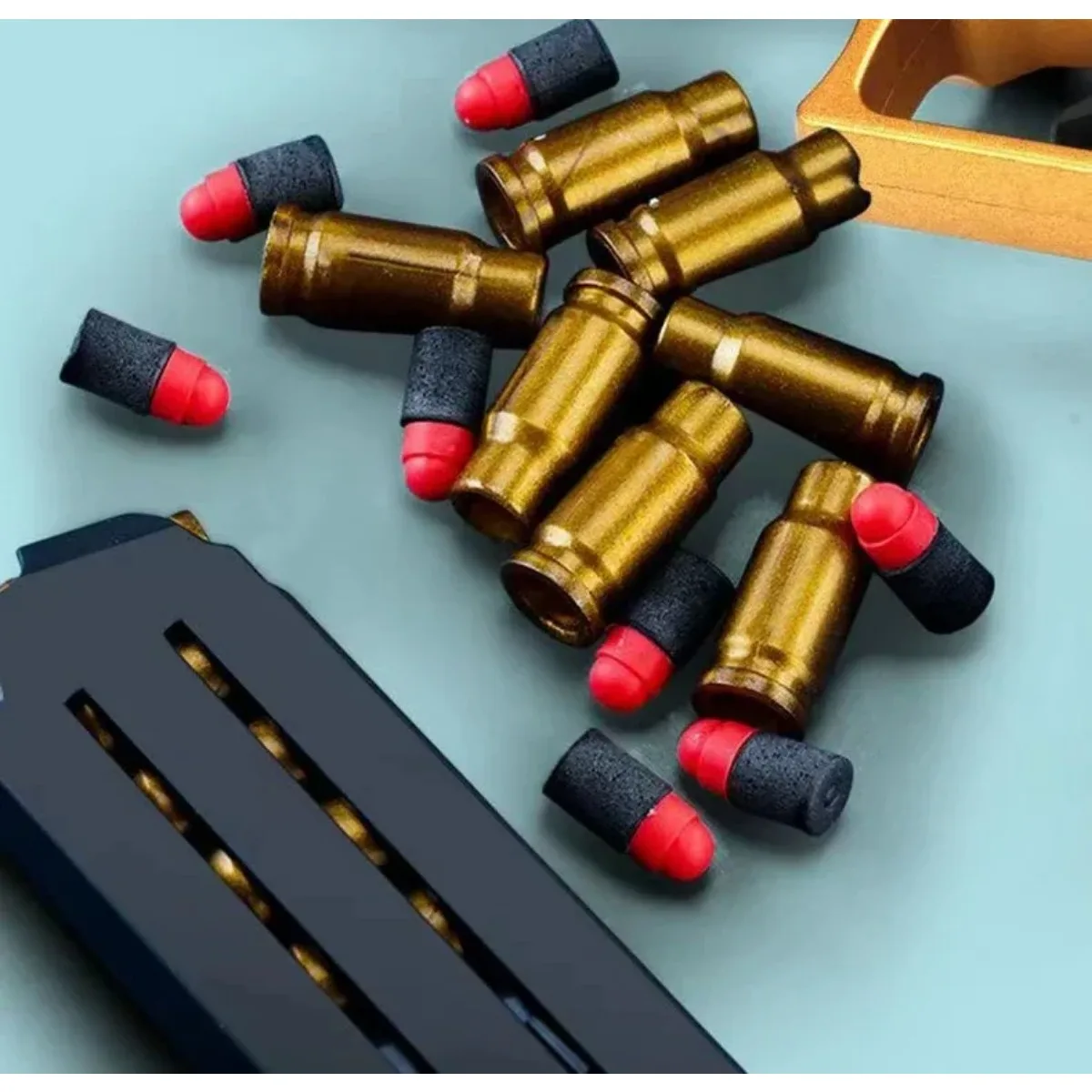 Pistola de juguete con águila del desierto, pistola de eyección de maletero, bala de espuma suave, arma CS para exteriores para juego de disparos, regalo de cumpleaños y Halloween