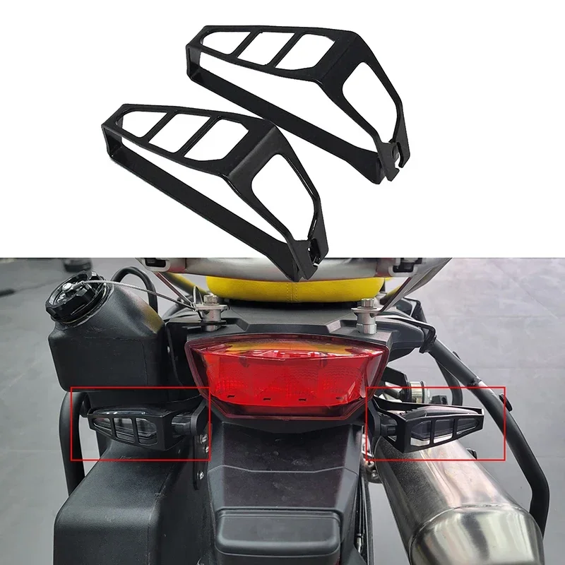 

Подходит для BMW R1250GS LC F850GS Adventure F750GS 2019 2020 2021 2022 пара мотоциклетных задних поворотных сигналов фонарей Защитная крышка