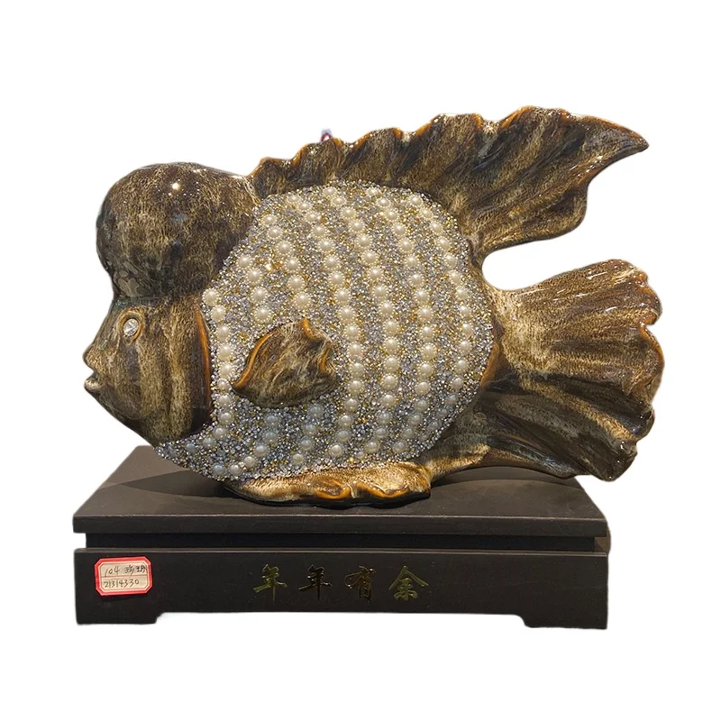 Ceramic ornament creative TV cabinet kiln change handicrafts home decoration