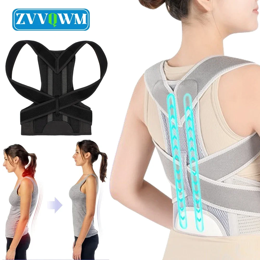 Posture Correction Back Support Women Men Spine Corrector Scoliosis Back Support Hunchback Pain Relief Posture Trainer Back