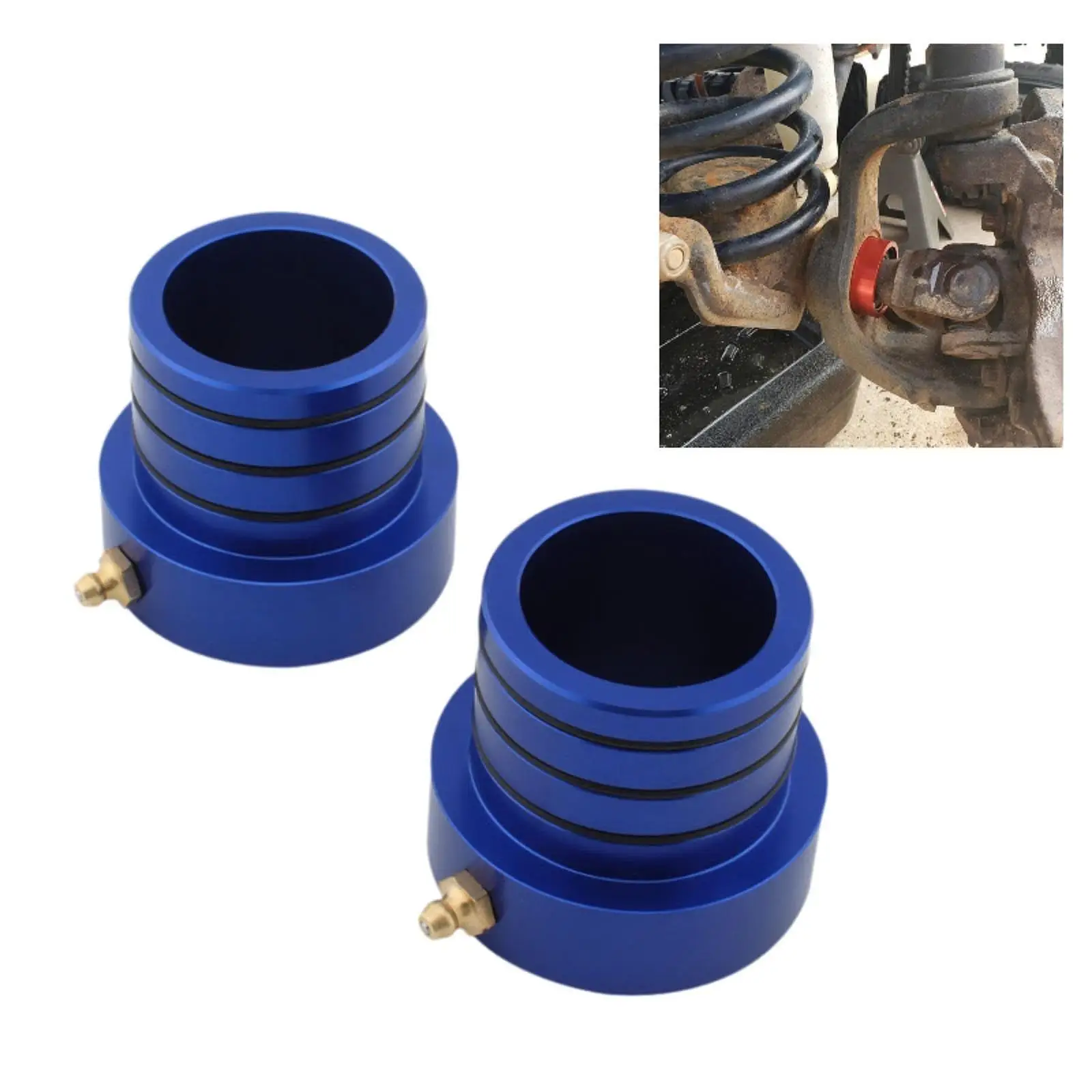 

Practical Front Axle Tube Seal Kit High Strength Automotive Replacement for Jeep Wrangler YJ TJ